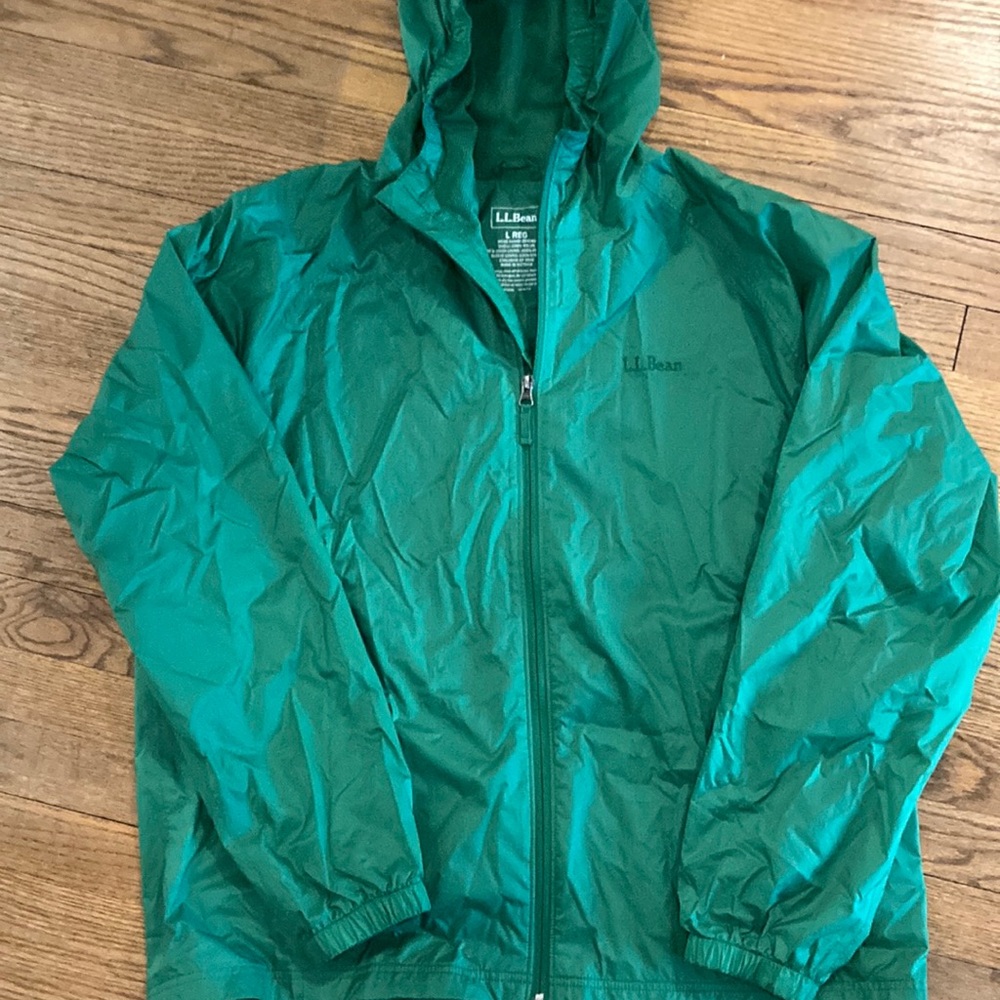 LL Bean Mens L Reg wind breaker jacket